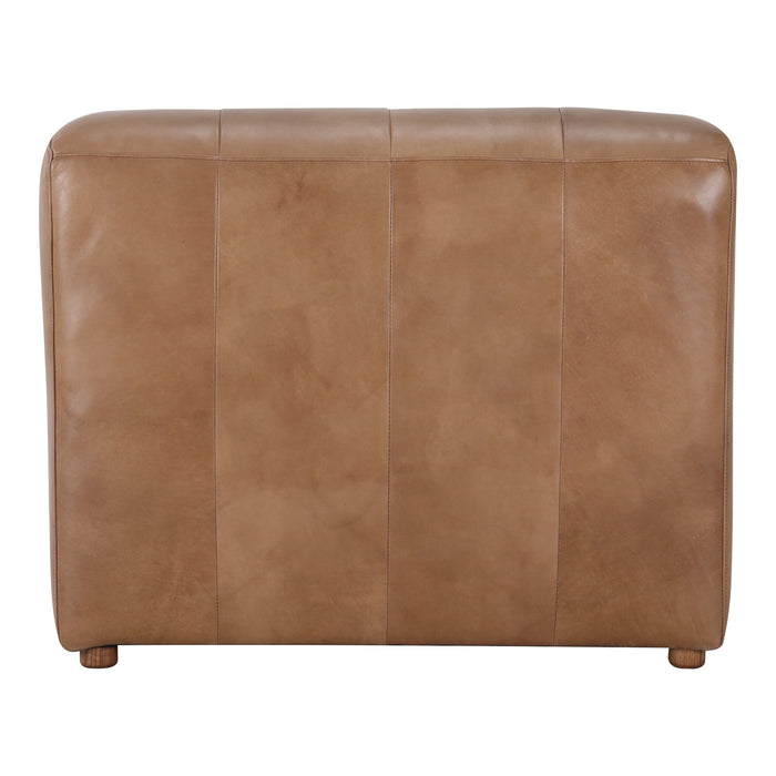 RAMSAY LEATHER CHAISE TAN