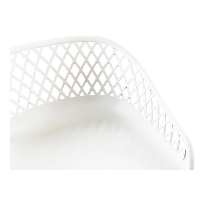 PIAZZA OUTDOOR BARSTOOL WHITE-M2