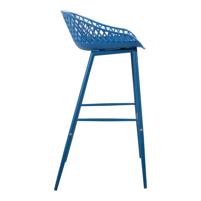 PIAZZA OUTDOOR BARSTOOL BLUE-M2