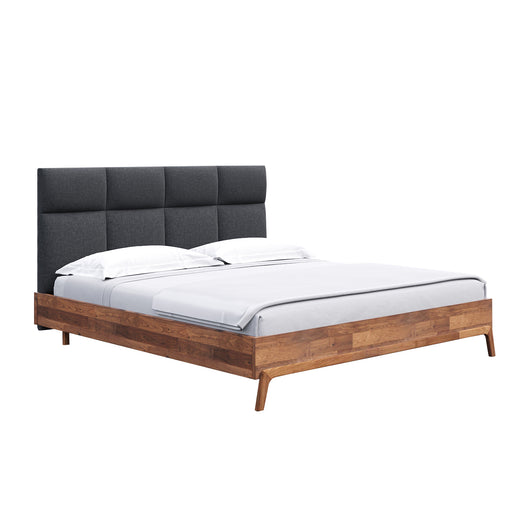 Remix Queen Bed - Headboard + Footboard - Grey