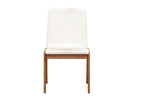 Remix Dining Chairs - Cream fabric (Set of 2)