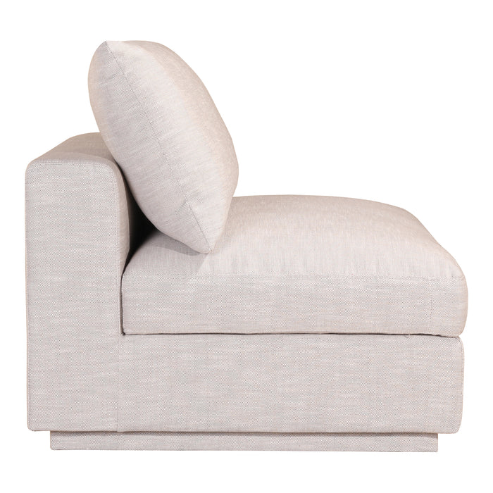 JUSTIN SLIPPER CHAIR TAUPE