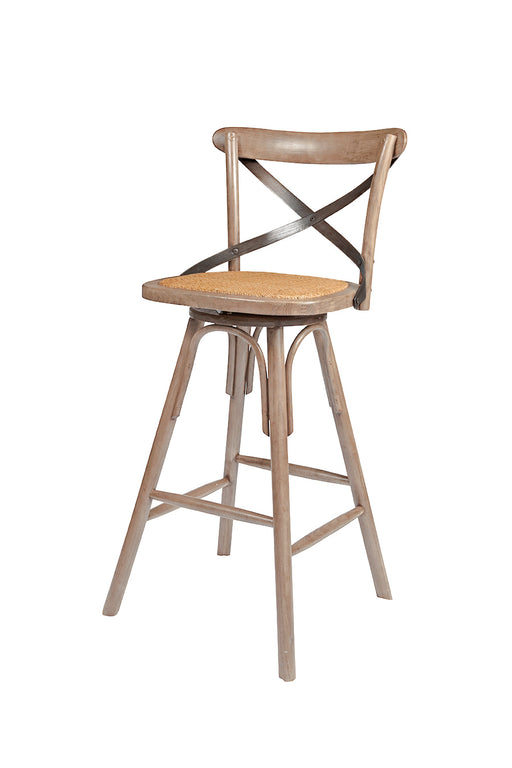 Crossback Counter Stool - Sundried
