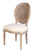 Napoleon Dining Chairs w/ Cane Back- Antique Linen (Set of 2)
