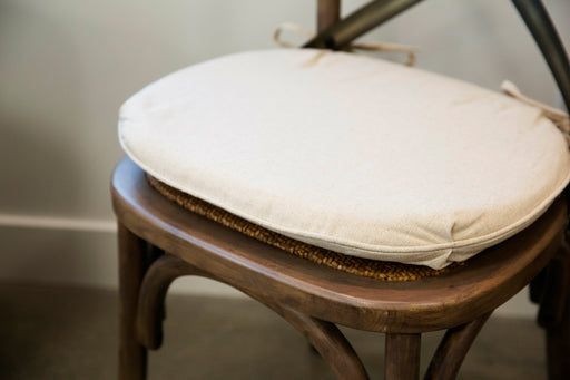 Seat Cushion for Cross Back Chair - Linen