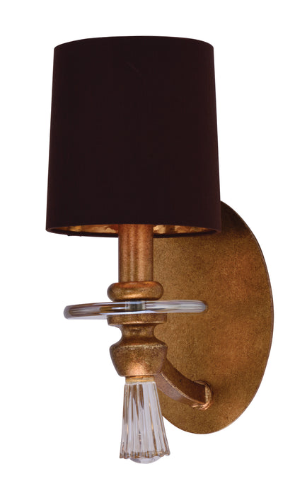 Triomphe 1-Light 5.25" Wide Burnished Gold Wall Sconce