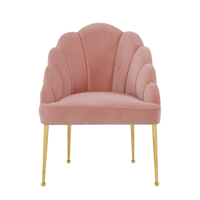 Daisy Blush Velvet Chair