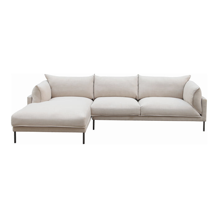 JAMARA SECTIONAL MUTED TAUPE - LEFT