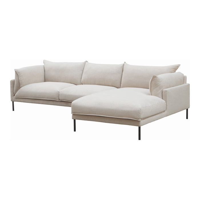 JAMARA SECTIONAL MUTED TAUPE - RIGHT