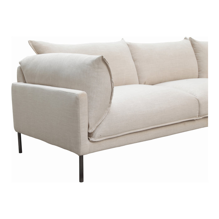 JAMARA SECTIONAL MUTED TAUPE - RIGHT