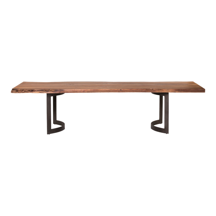BENT DINING TABLE EXTRA SMALL SMOKED
