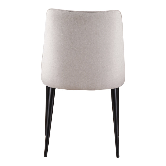 LULA DINING CHAIR OATMEAL-M2