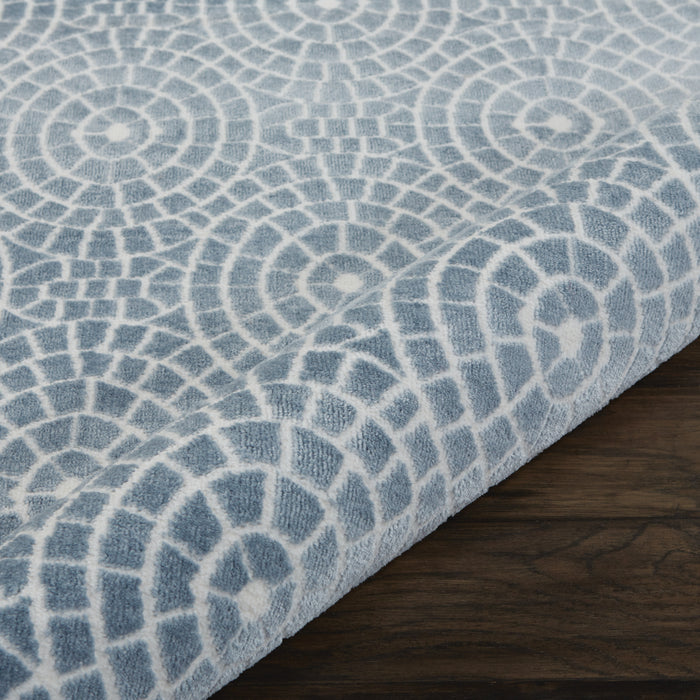 Nourison Urban Chic URC04 Blue 9'x12' Oversized  Rug