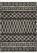 Nourison Moroccan Shag MRS02 Black 5'x8' Plush Area Rug