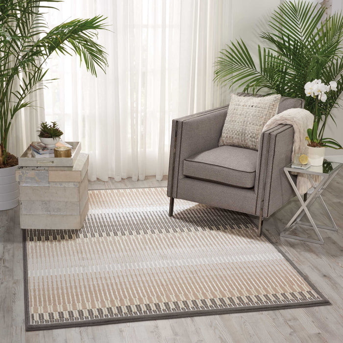 Nourison Studio STU02 Multicolor 7' Runner  Hallway Rug