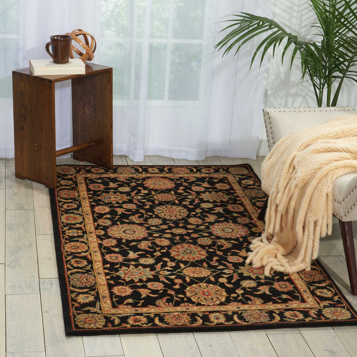 Nourison Living Treasures LI05 Black 4'x6' Area Rug