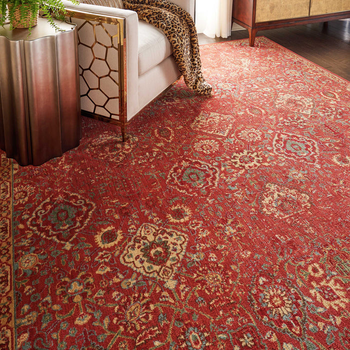 Nourison Somerset ST90 Red 8'x11' Oversized  Rug