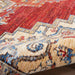 Nourison Majestic 6'x8' Red Multicolor Persian Area Rug