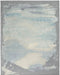Nourison Prismatic 9'x12' Seafoam Silver Area Rug