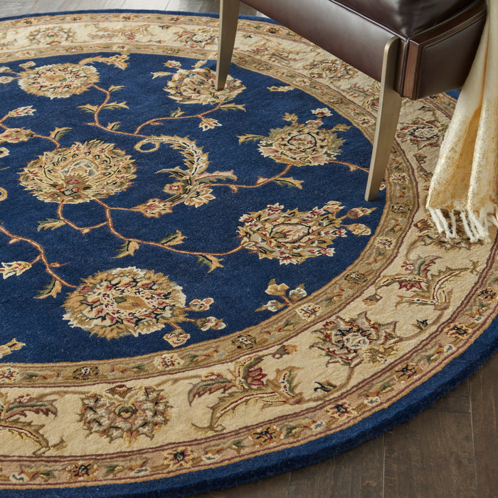 Nourison 2000 6' Round Navy Area Rug