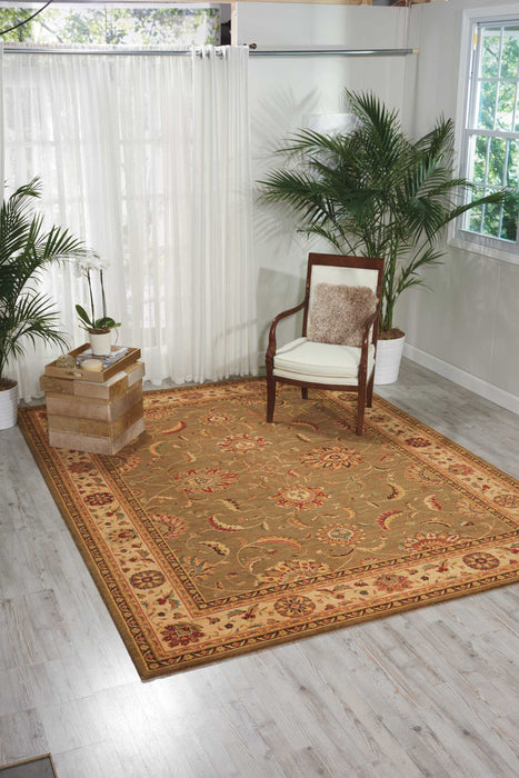 Nourison Living Treasures LI04 Green 8'x11' Rug