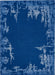 Nourison Symmetry SMM02 Navy Blue 9'x12' Oversized Textured Rug
