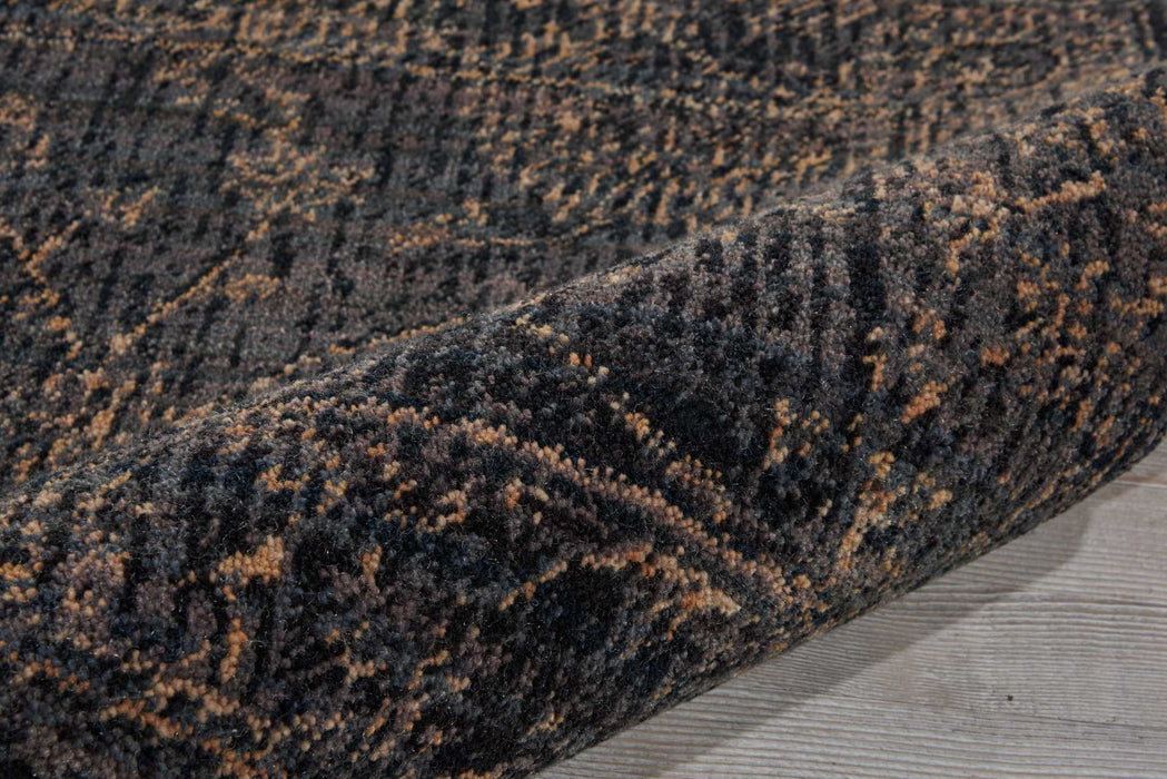 Nourison 2020 NR202 Charcoal 11' Runner Area Rug