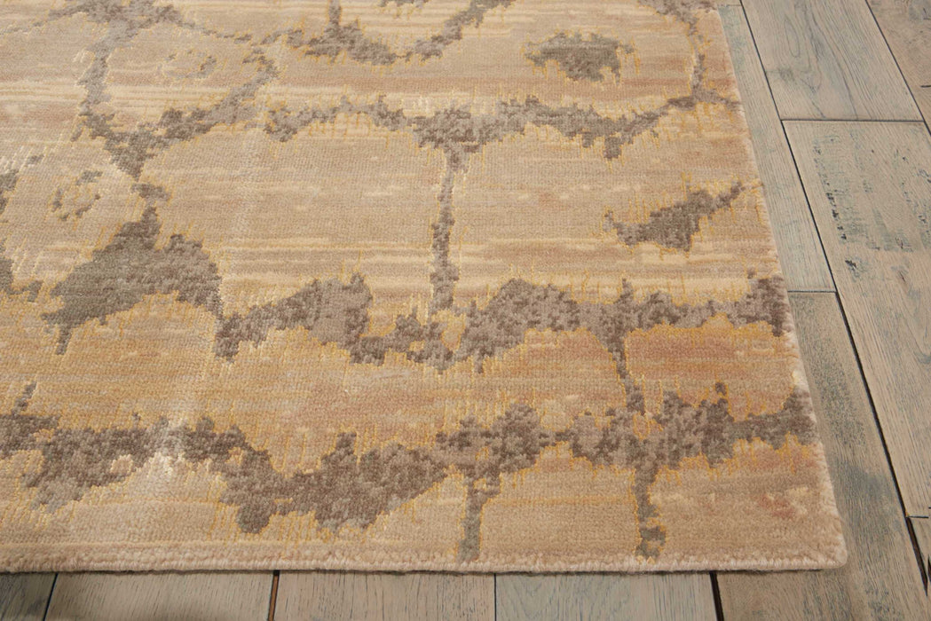 Nourison Silken Allure SLK10 Beige 10' Runner Hallway Rug