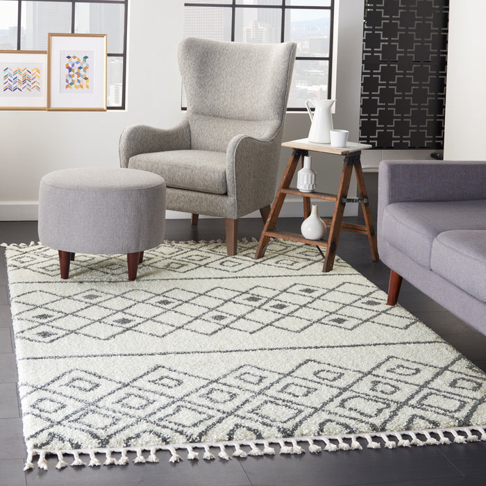 Nourison Serenity Shag 5' x 8'  Contemporary  Area Rug