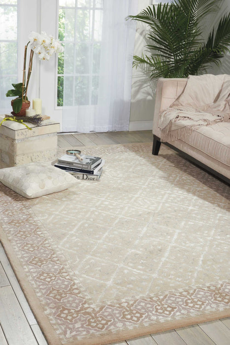 Nourison Symphony SYM02 Beige 5'x8'  Area Rug