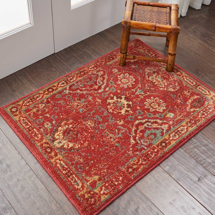 Nourison Somerset 2' X 3' Red  Area Rug