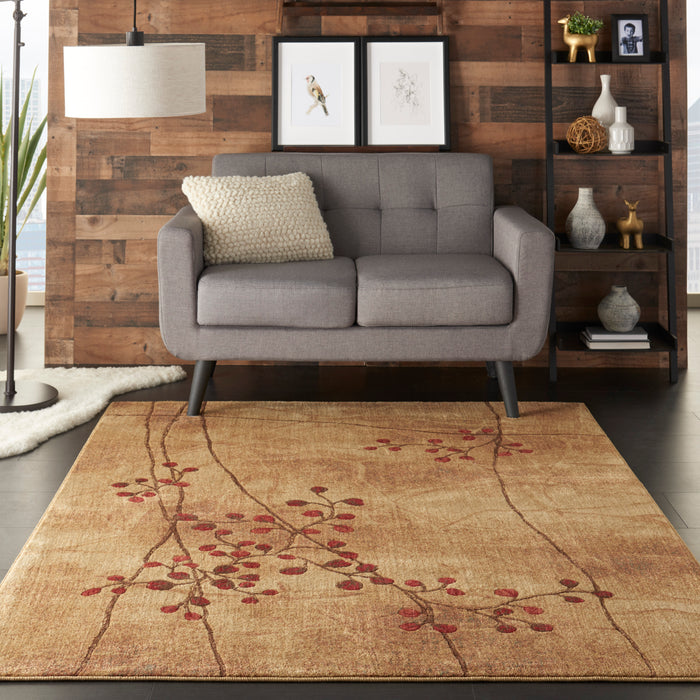 Nourison Somerset ST74 Brown 5'x8'  Area Rug