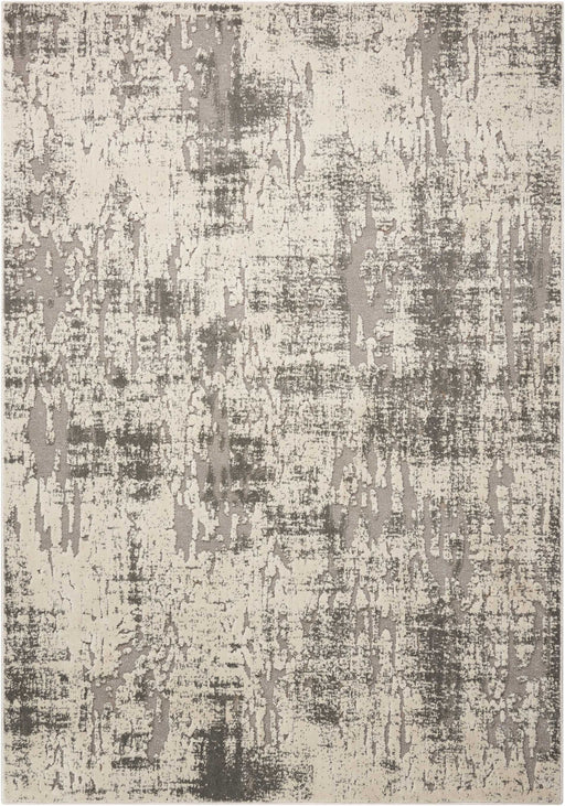 Michael Amini Gleam MA602 Grey and White 5'x7' Area Rug