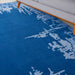 Nourison Symmetry SMM02 Navy Blue 9'x12' Oversized Textured Rug