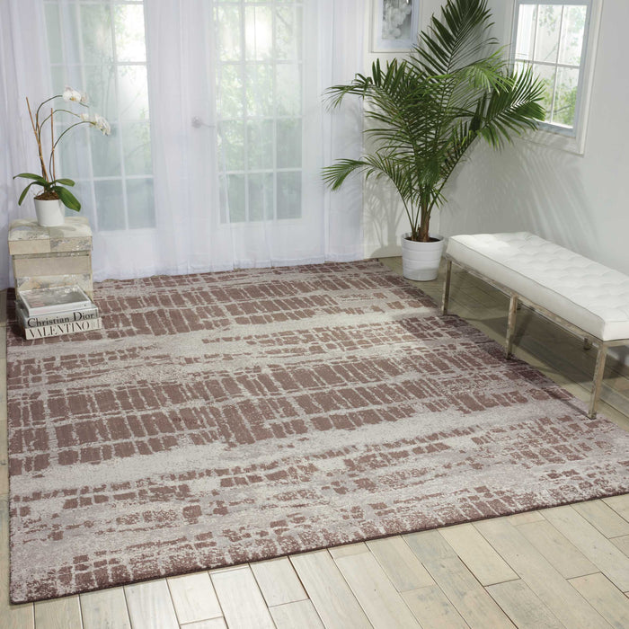 Nourison Twilight TWI10 Charcoal and Grey 6'x8' Area Rug
