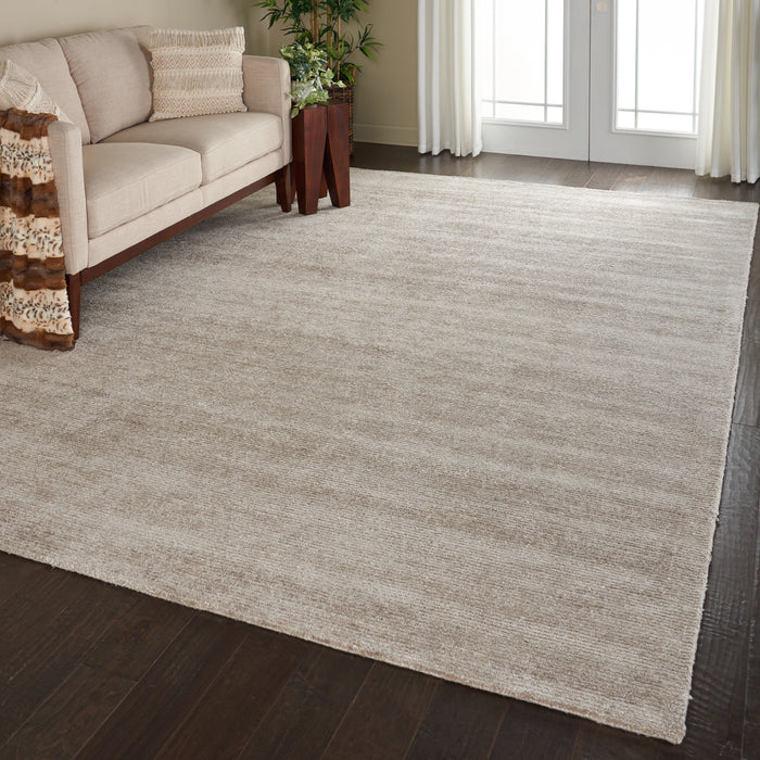 Nourison Weston WES01 Taupe 8'x11' Oversized Textured Rug