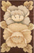 Nourison Tropics TS09 Brown 4'x6' Area Rug