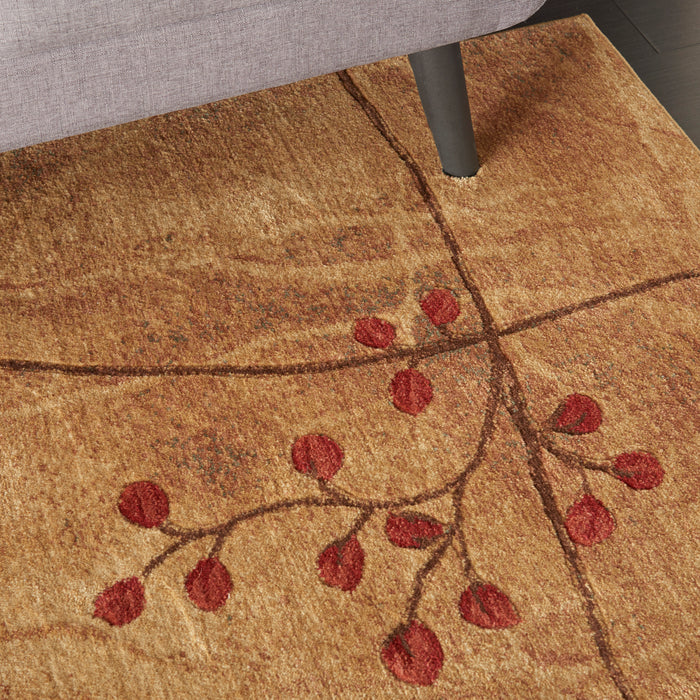 Nourison Somerset ST74 Brown 5'x8'  Area Rug