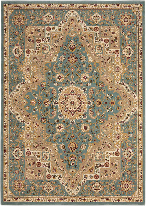kathy ireland Home Antiquities ANT06 Blue 5'x7'  Area Rug
