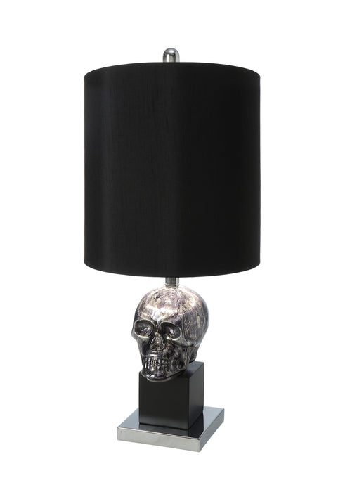 Black Skull Table Lamp