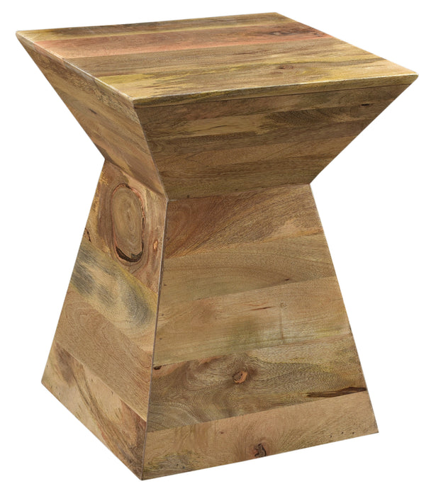 Bengal Manor Light Mango Wood Shaped Accent Table