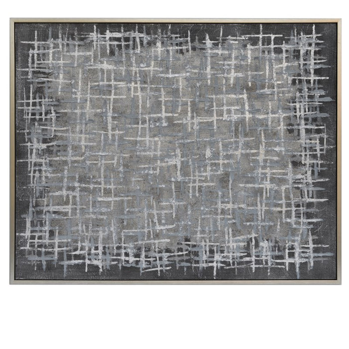 Abstract Gray Canvas