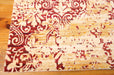 Nourison Rhapsody RH005 Yellow and Red 5'x8' Area Rug