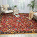 Nourison Rhapsody RH015 Red 9'x12' Rug