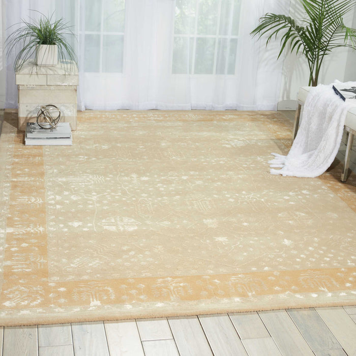 Nourison Symphony SYM09 Yellow 10'x14'   Rug