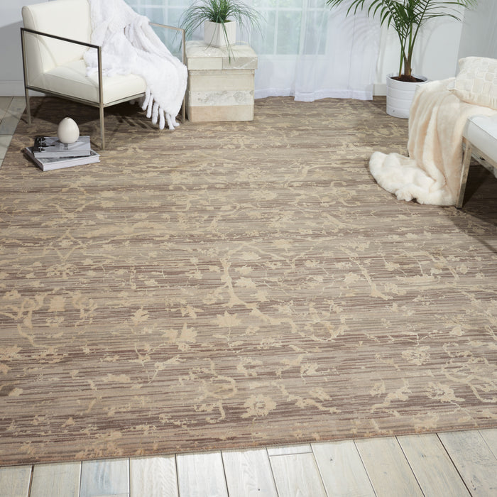 Nourison Silk Elements SKE22 Beige 9'x12' Rug