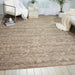 Nourison Silk Elements SKE22 Beige 9'x12' Rug