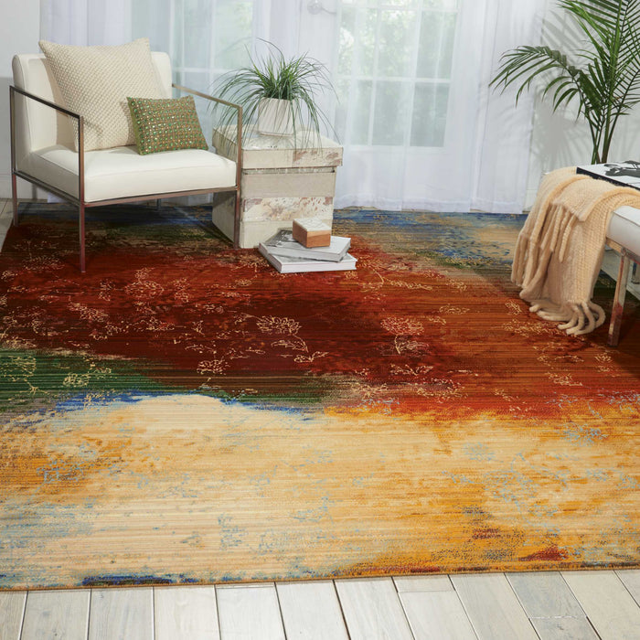Nourison Rhapsody RH016 Multicolor 10'x14' Rug