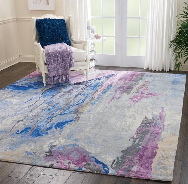 Nourison Prismatic 10'x14' Grey Multicolor Area Rug