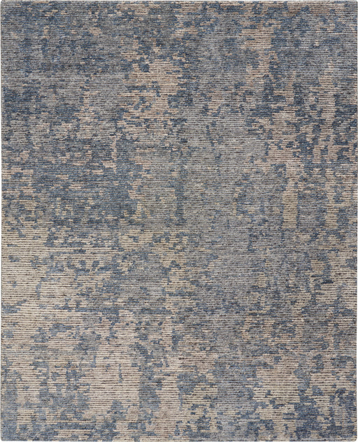 Nourison Ellora ELL04 Grey 8'x10' Large Handmade Rug